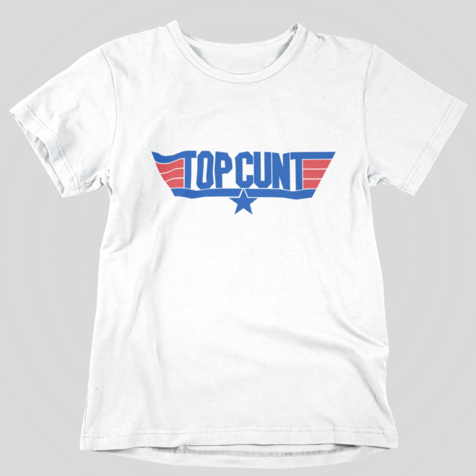 top cunt white tshirt