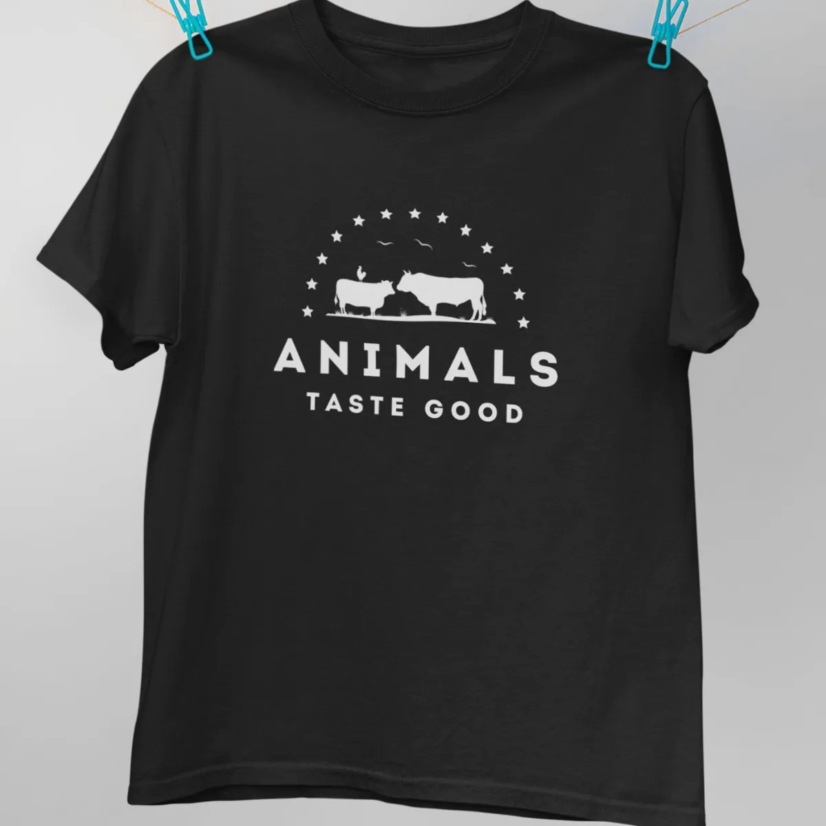 animals taste black 1 animals taste good tshirt