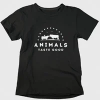 animals taste black 5 animals taste good tshirt