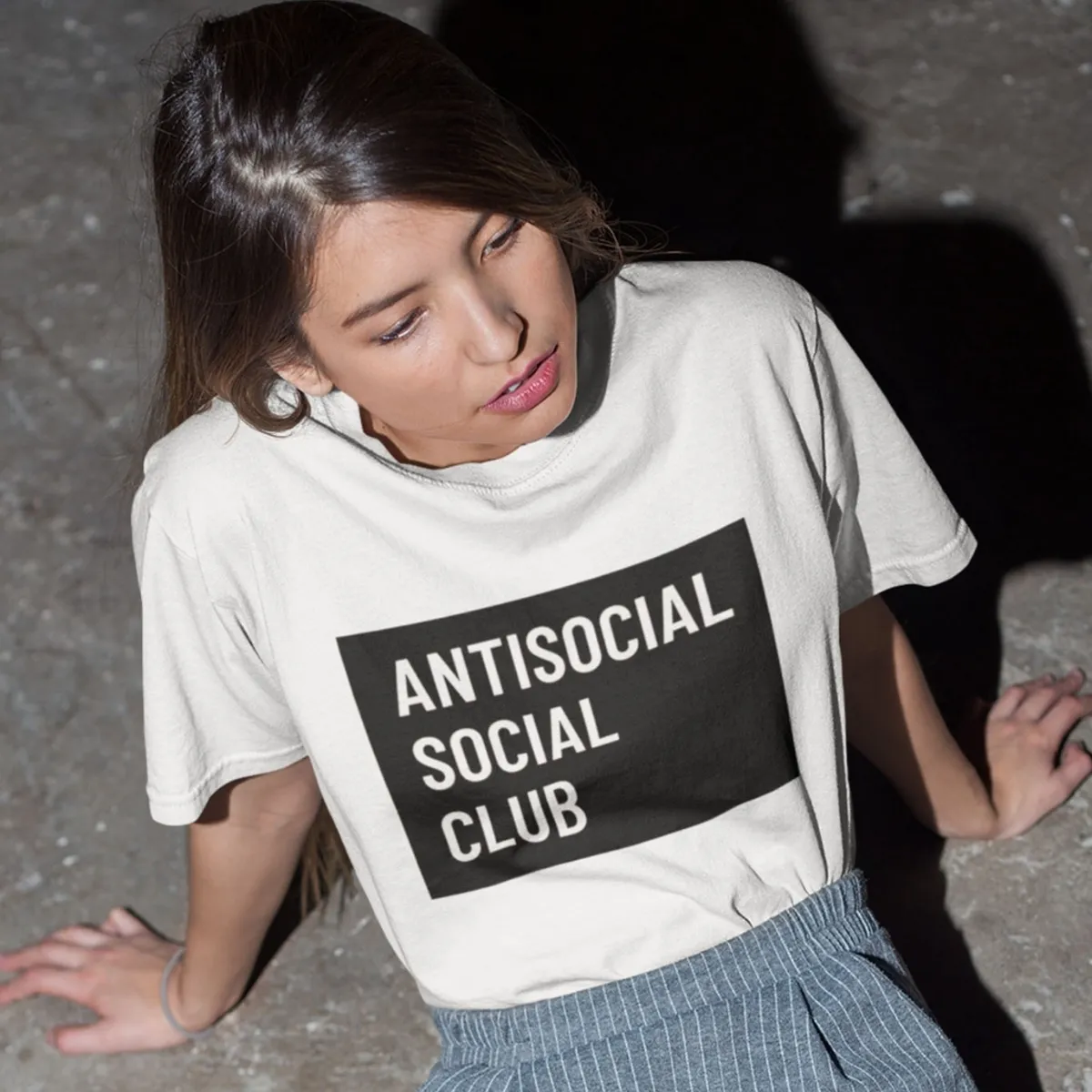 antisocial club white 3 antisocial tshirt