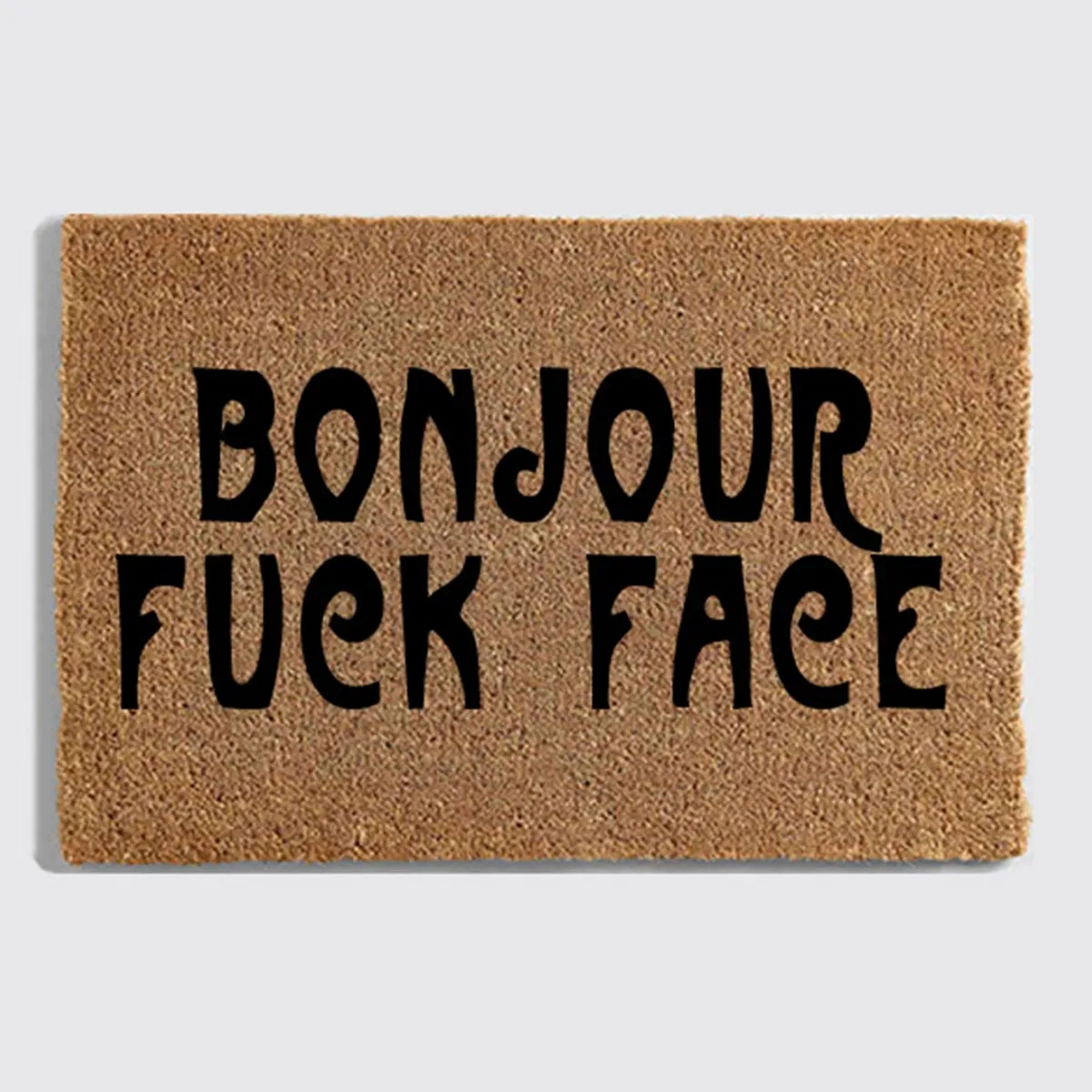 bonjour fuckface bonjour doormat