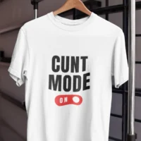 cunt mode white cunt mode tshirt
