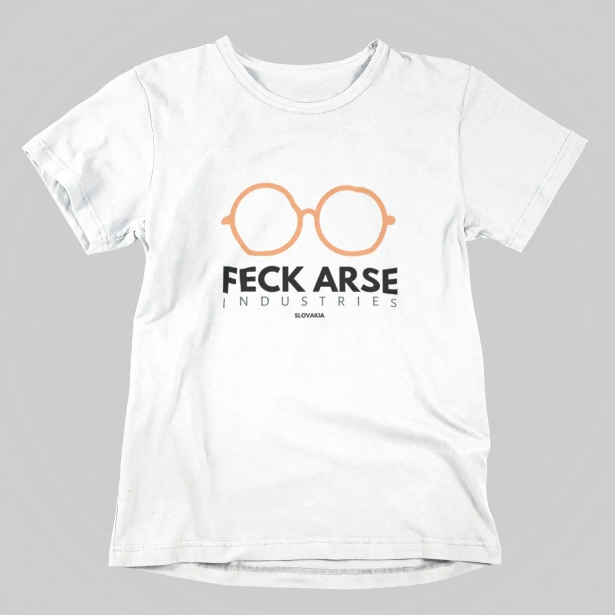 feck arse ind white feck arse industries tshirt