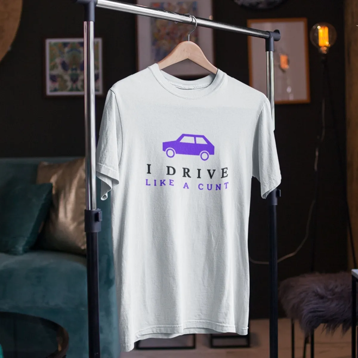 i drive like a cunt white 3 i drive like a cunt tshirt
