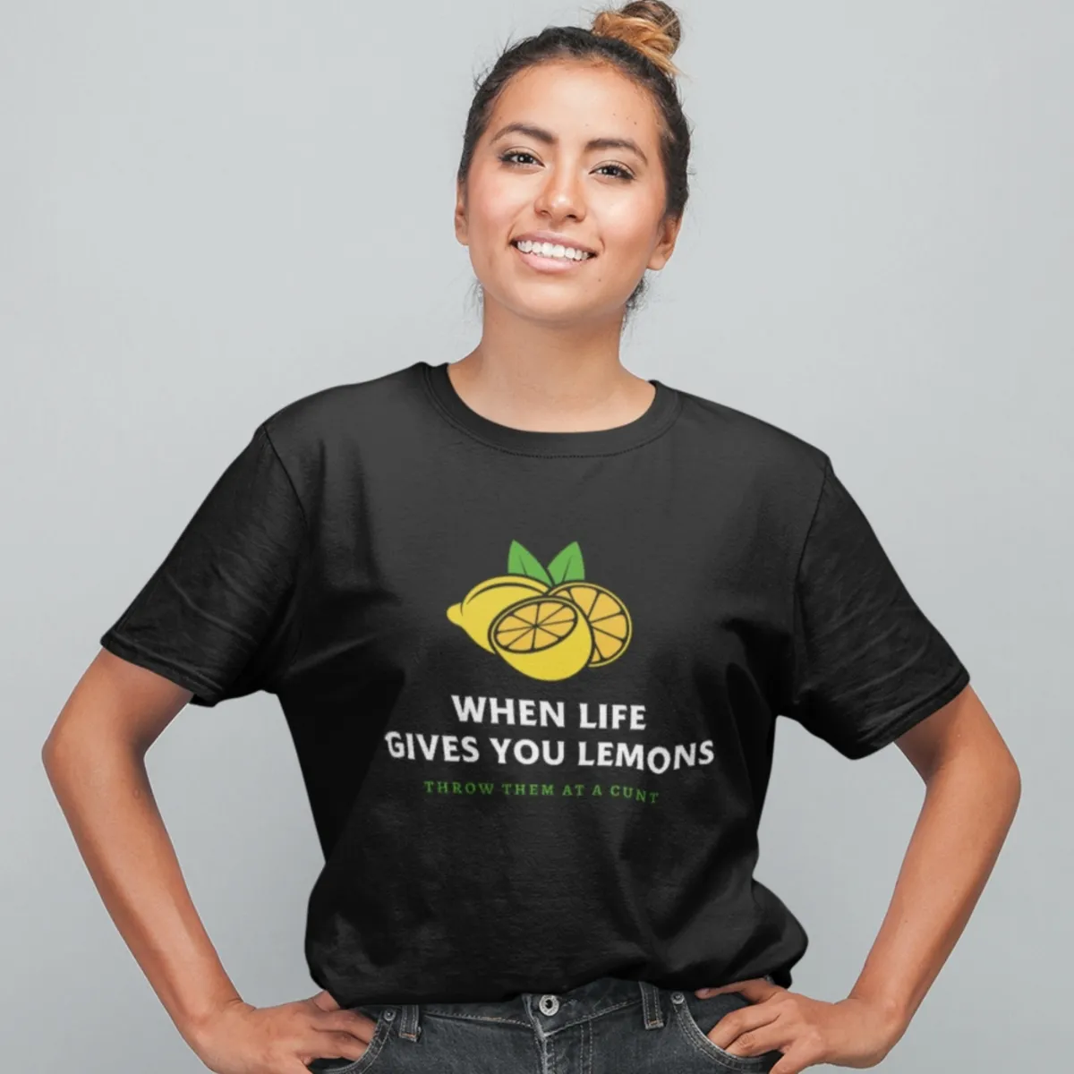 lemons black lemons cunt tshirt