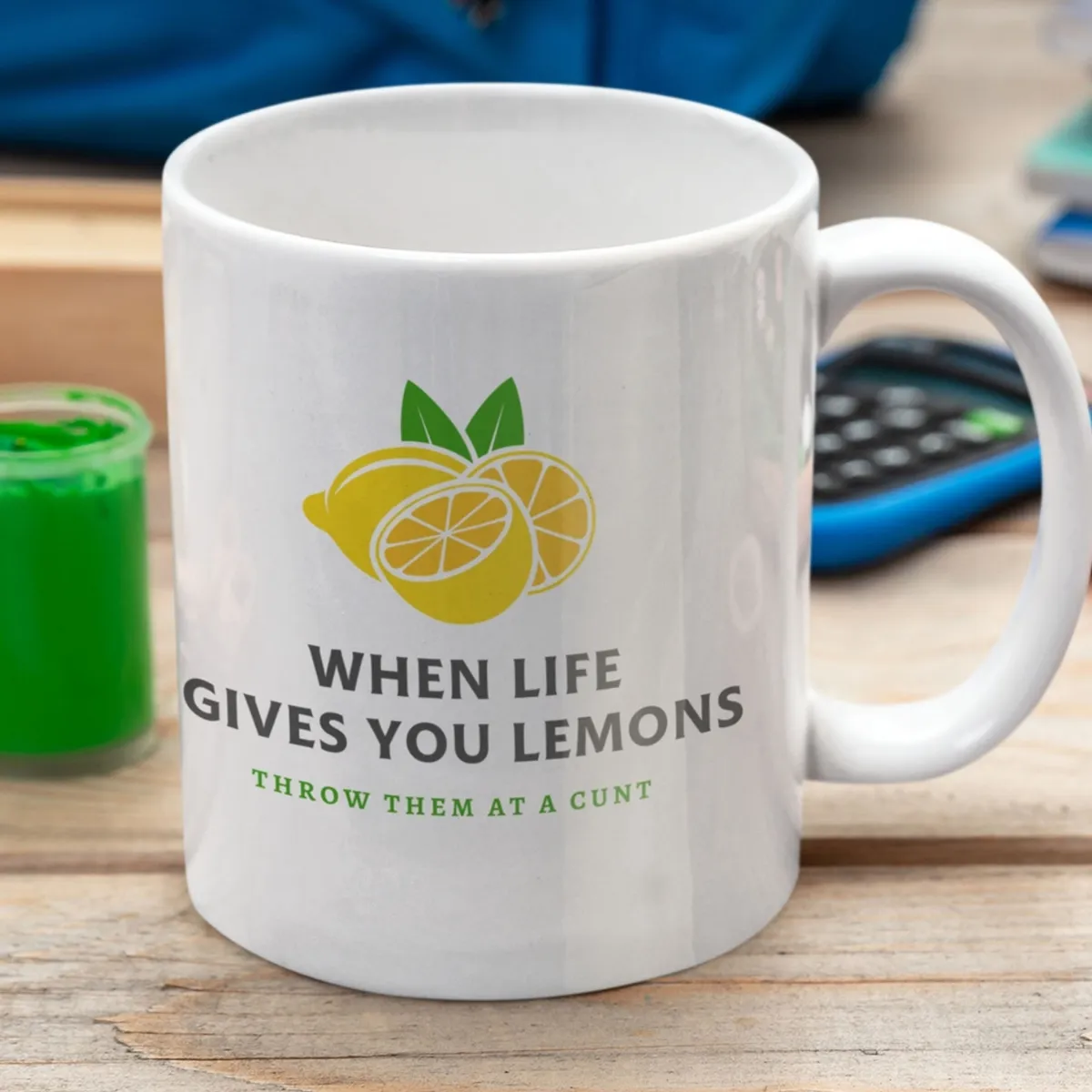 lemons mug 4 lemons mug