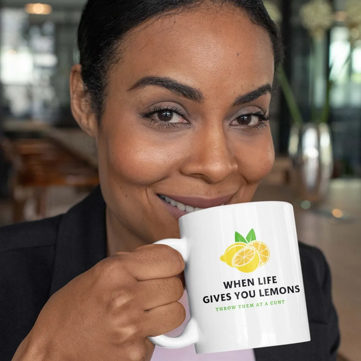 lemons mug 5 lemons mug