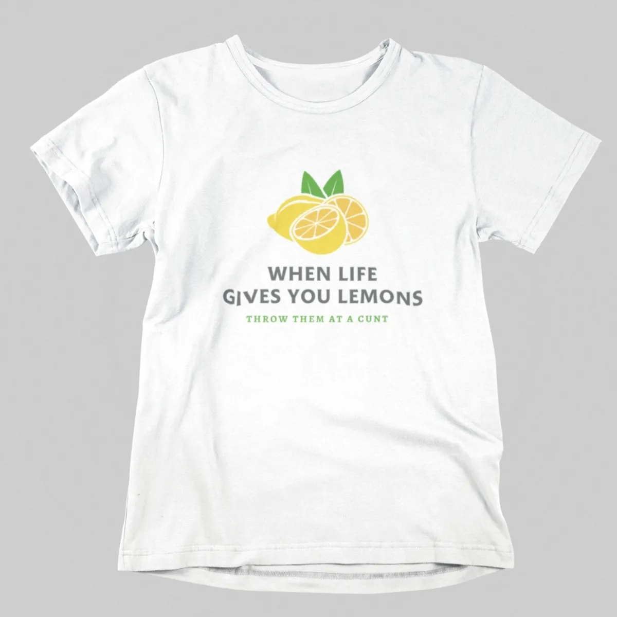 lemons white lemons cunt tshirt
