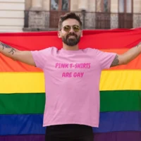 pink tees pink tshirts are gay