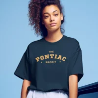 pontiac navy 3 Pontiac bandit t shirt