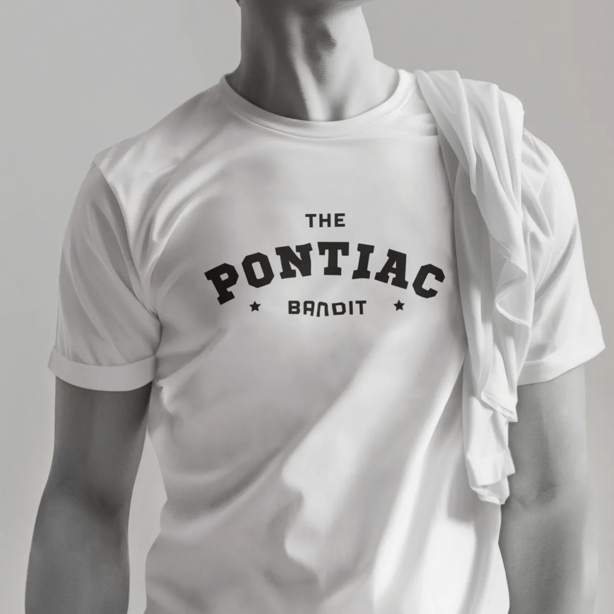 pontiac white 2 Pontiac bandit t shirt