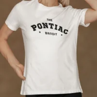 pontiac white 3 Pontiac bandit t shirt