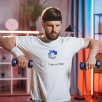 robot 2 i am a robot tshirt