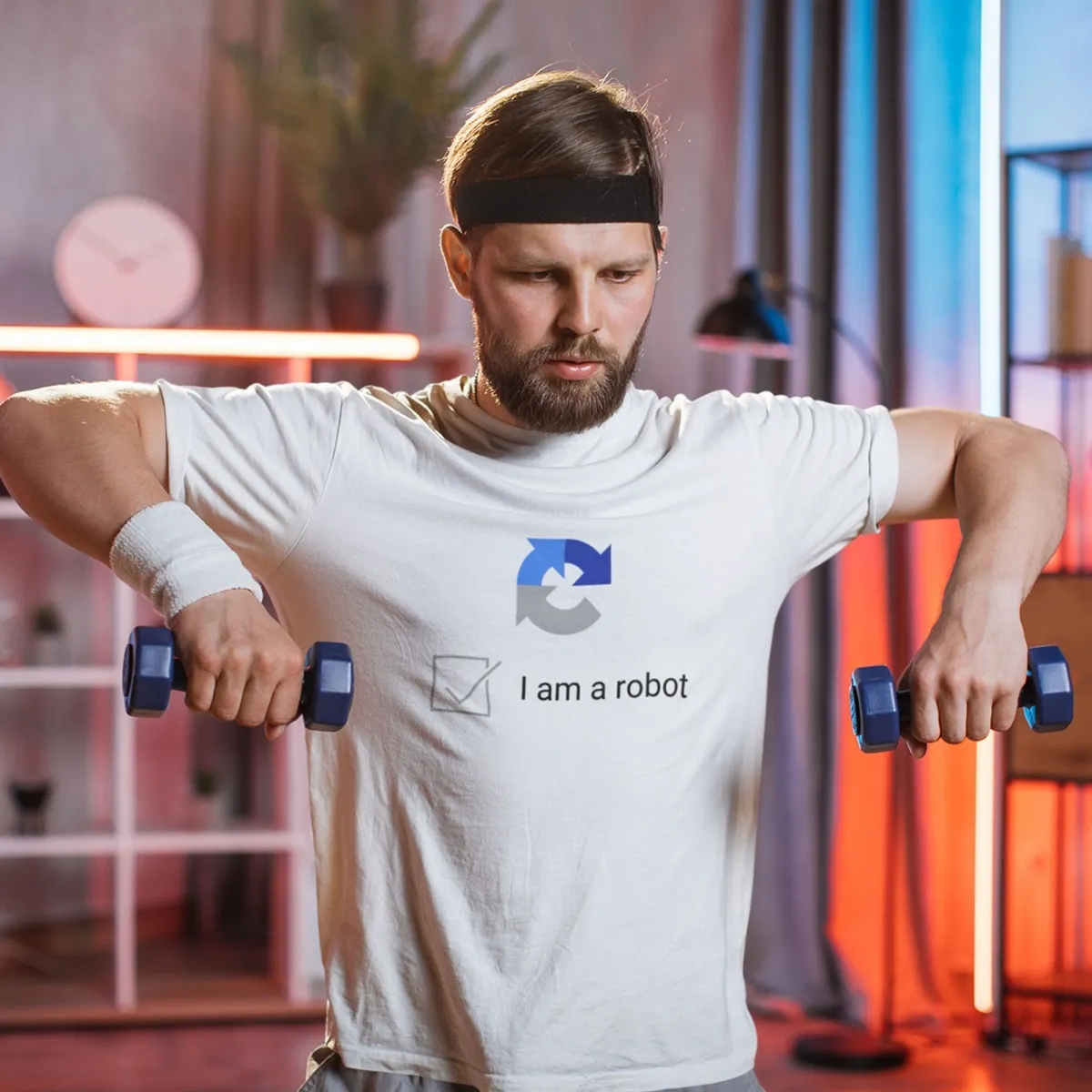 robot 2 i am a robot tshirt