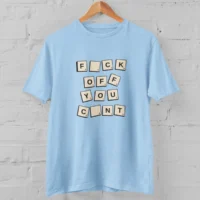scrabble blue scrabble tshirt