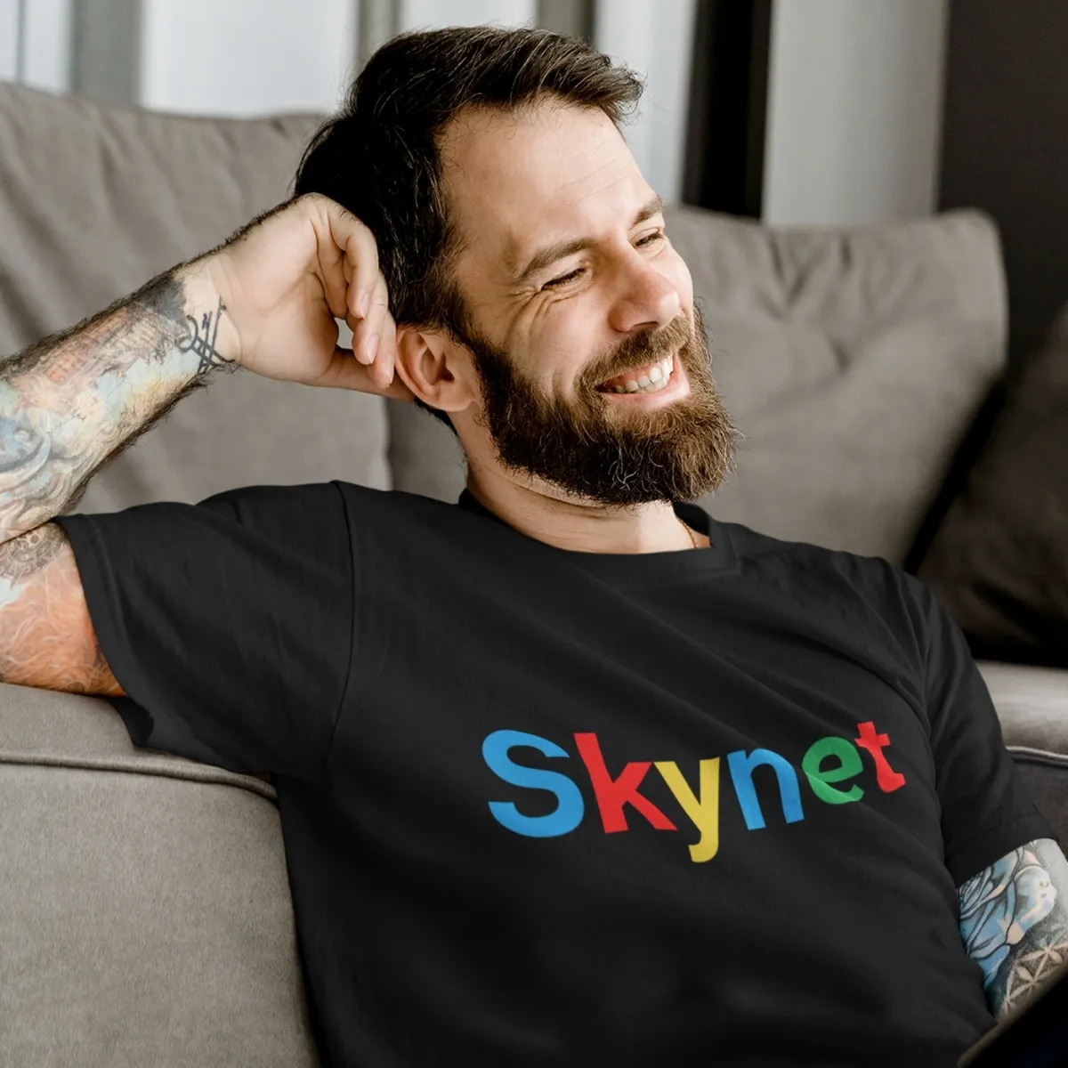 skynet black 2 skynet tshirt