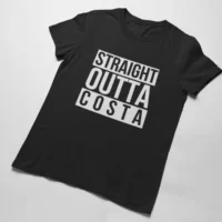 so costa black tee straight outta costa