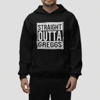 so greggs black hoodie Greggs