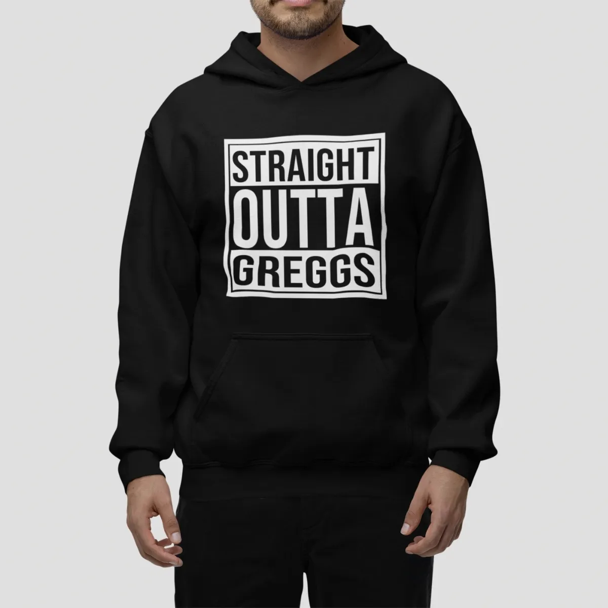 so greggs black hoodie Greggs