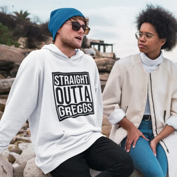 so greggs white hoodie 1 Greggs