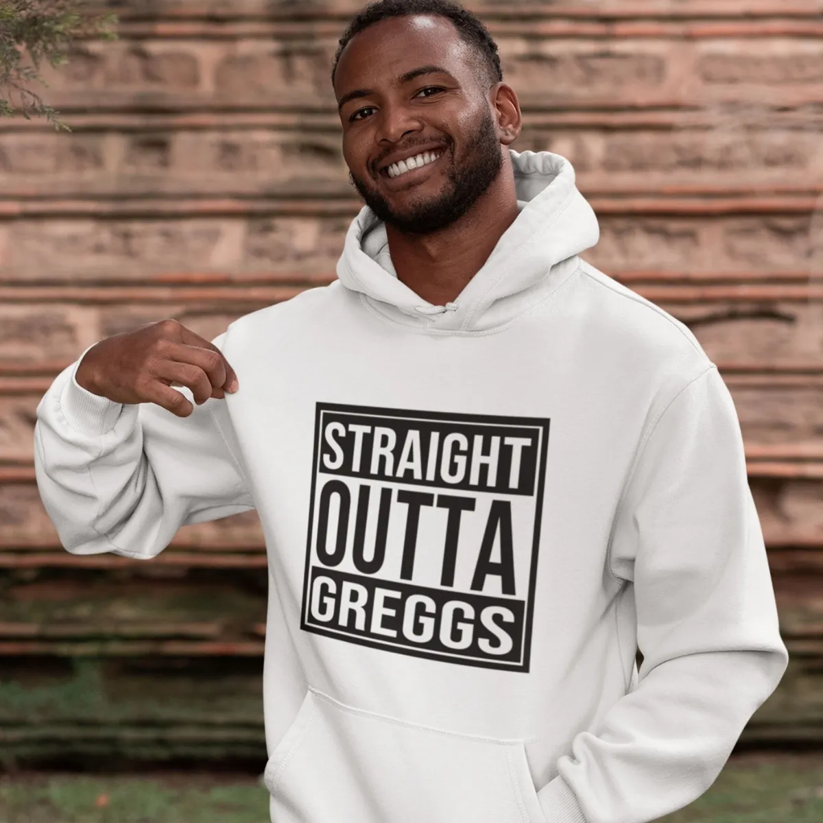 so greggs white hoodie 2 Greggs