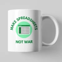 spreadsheets mug 3 spreadsheet